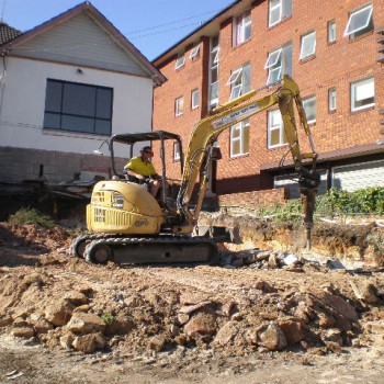 Fairlight driveway excavation