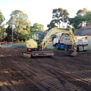 House site cleared and levelled